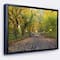 Designart - The Mall Area in Central Park - Large Landscape Framed Canvas Art